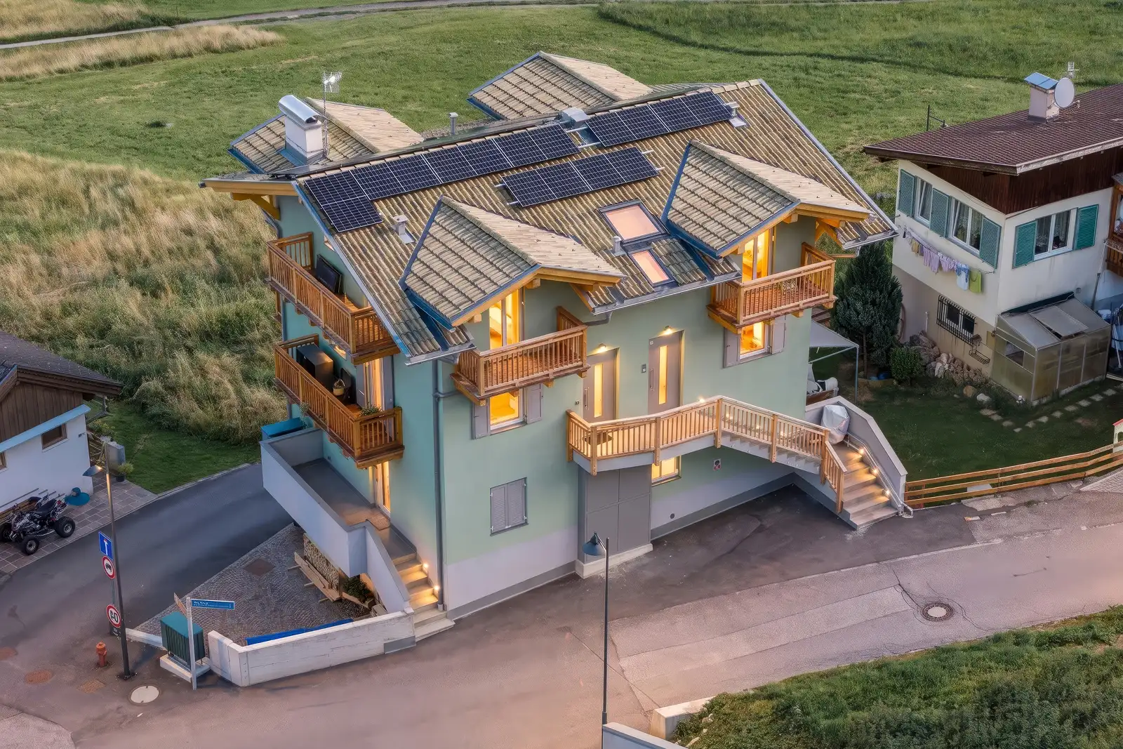 Casa di montagna ristrutturata in classe energetica A4 a Ziano di Fiemme